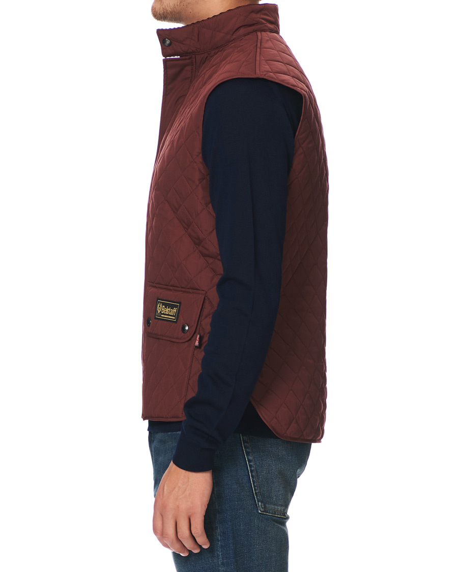 Herren | Jacken | Belstaff | Waistcoat Quilted Burnished Red