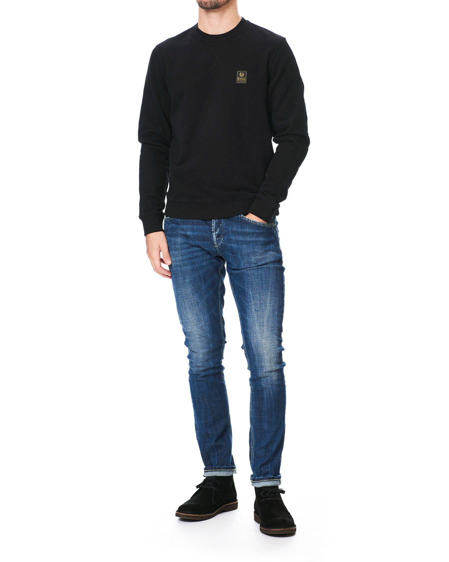 Herren | Pullover | Belstaff | Long Way Up Crew Neck Sweatshirt Black