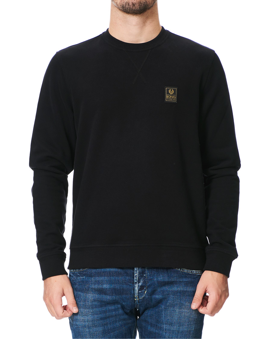 Herren | Pullover | Belstaff | Long Way Up Crew Neck Sweatshirt Black