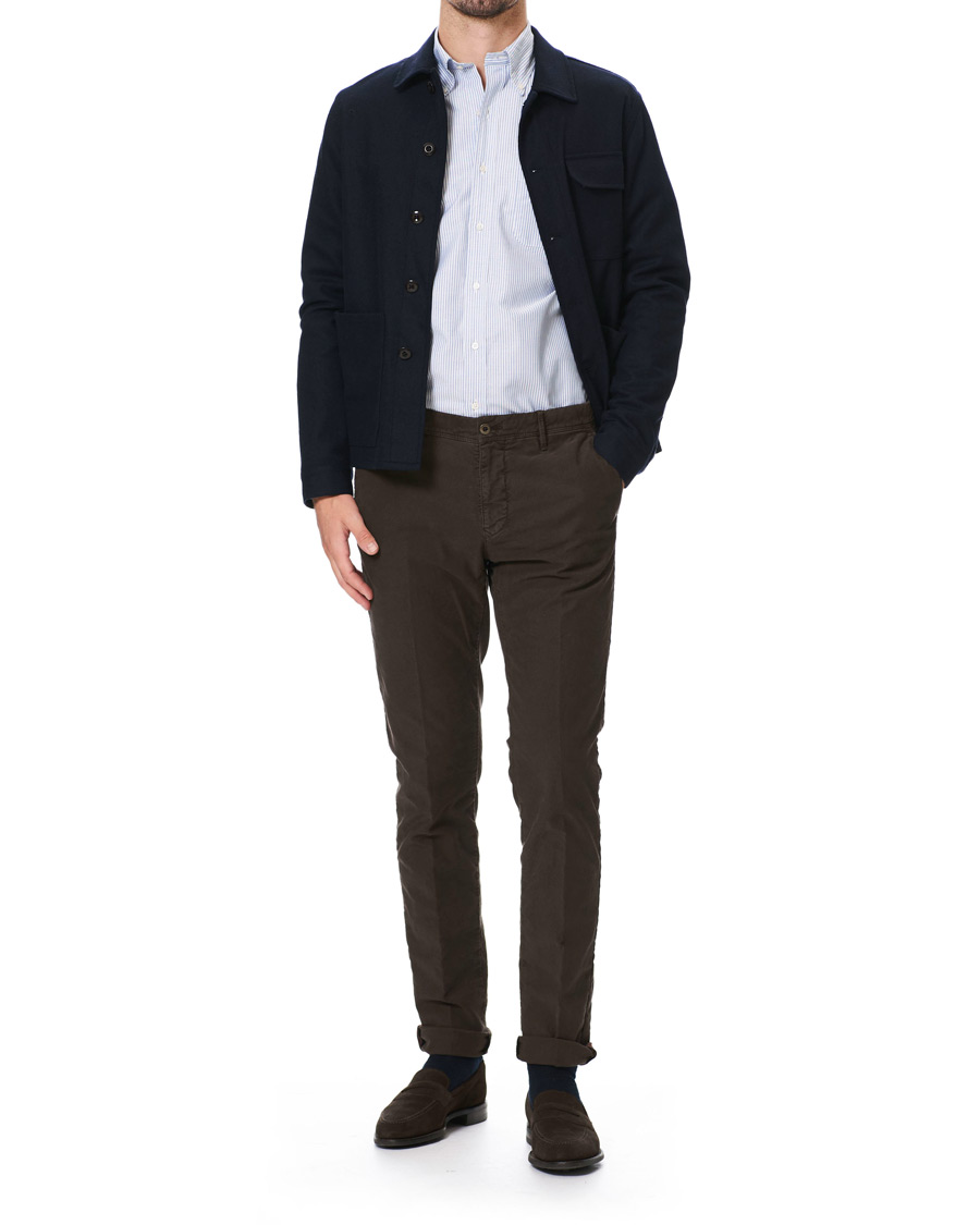 Herren | Hemden | Brooks Brothers | Regent Fit Supima Cotton Oxford Shirt White/Blue