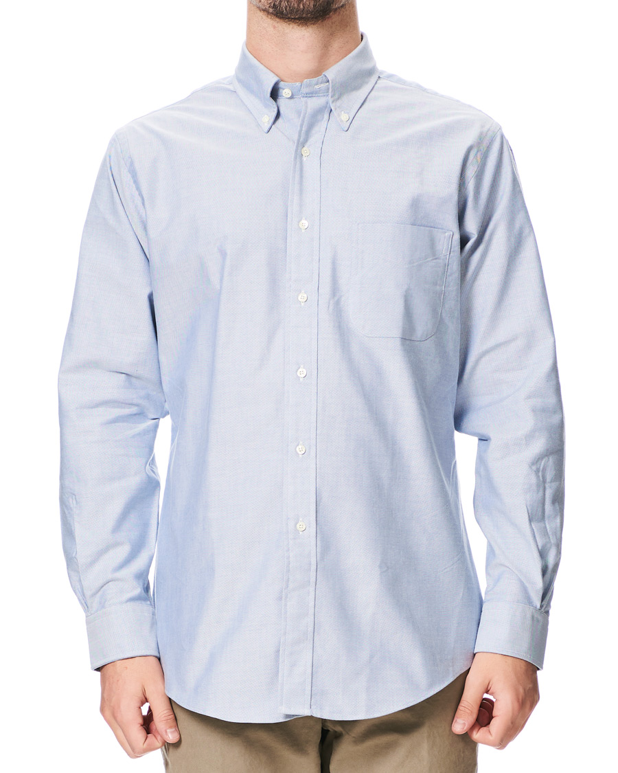 Herren | Hemden | Brooks Brothers | Regent Fit Supima Cotton Oxford Shirt Light Blue