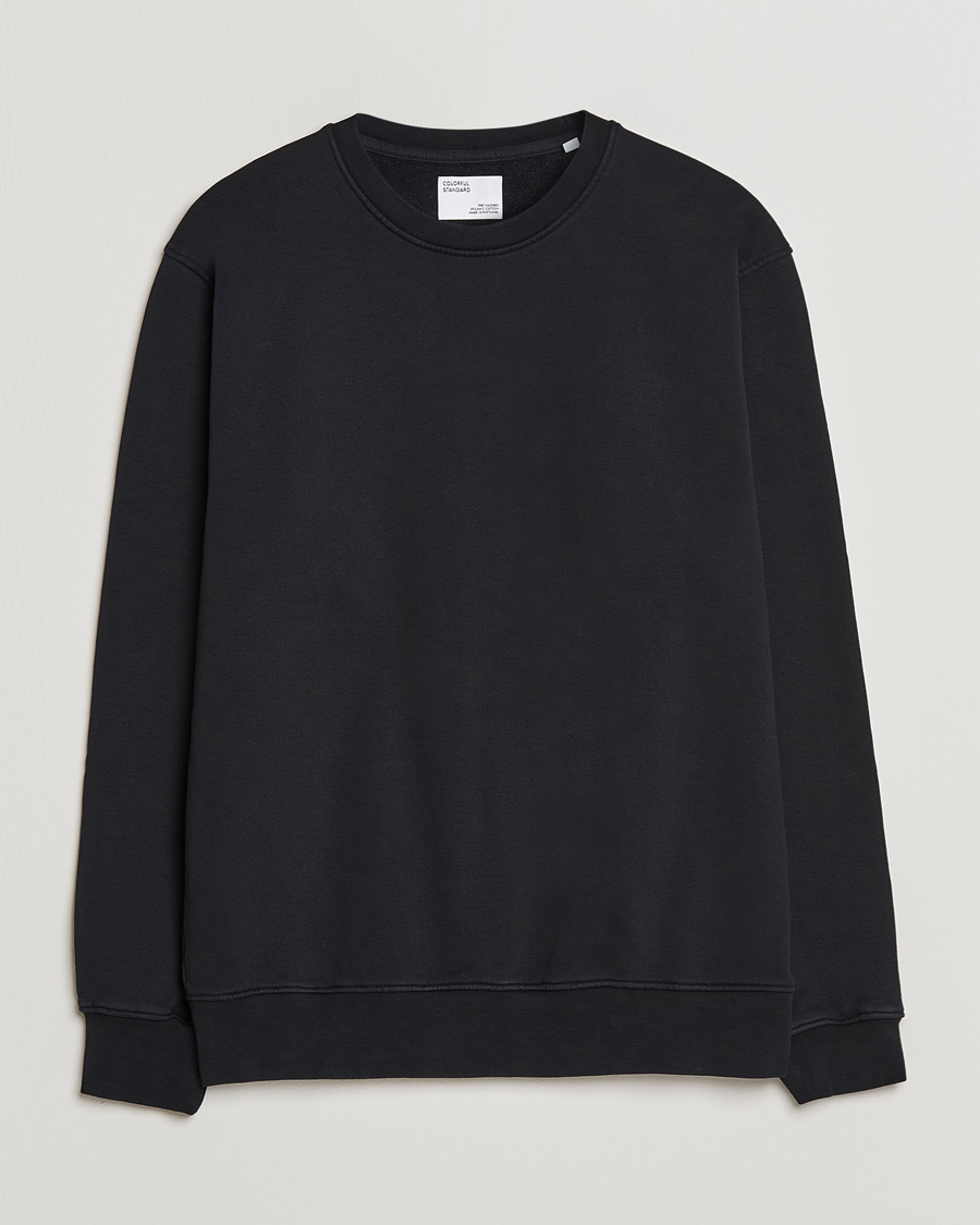 Herren | Pullover | Colorful Standard | Classic Organic Crew Neck Sweat Deep Black