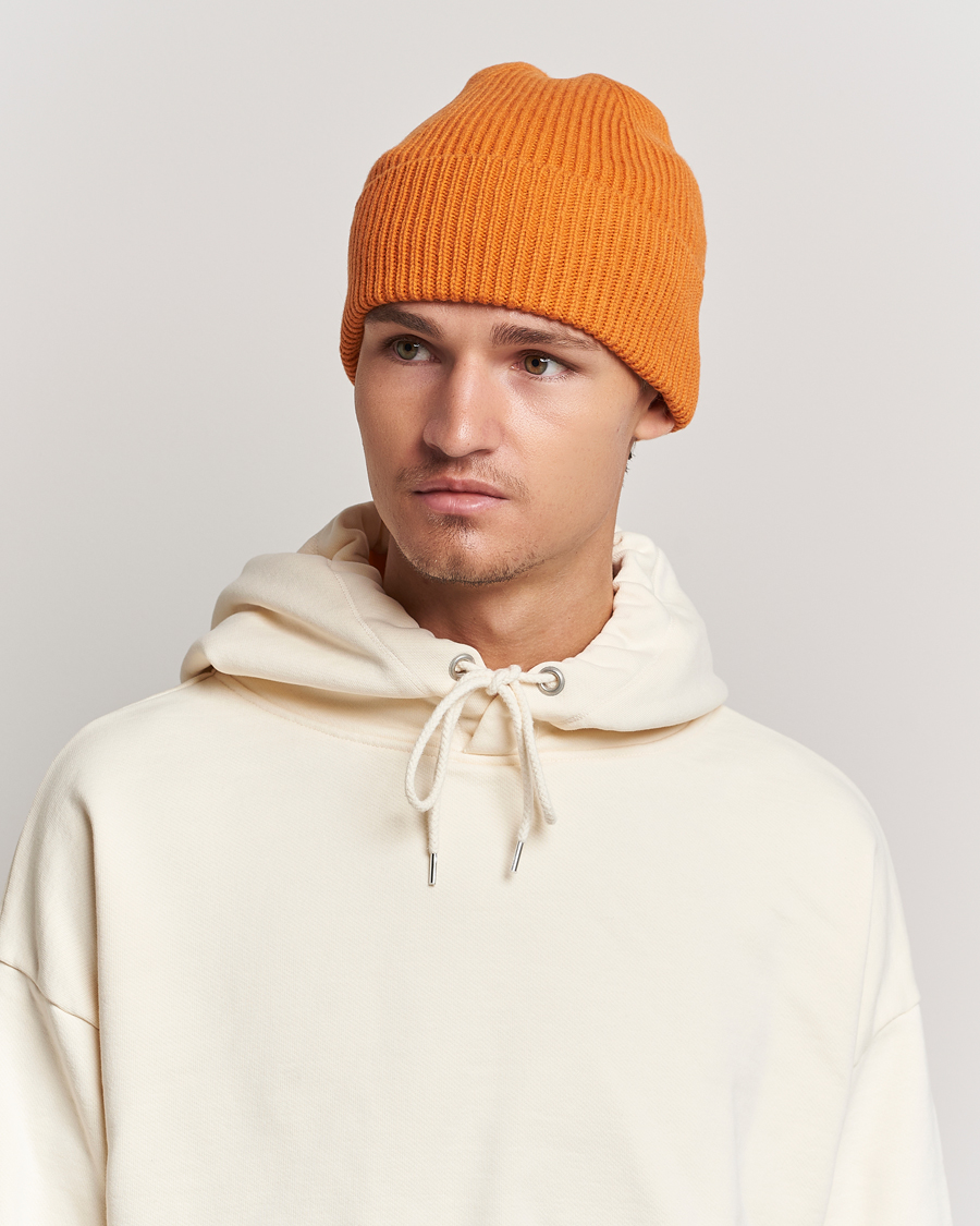 Herren | Colorful Standard Merino Wool Beanie Burned Orange | Colorful Standard | Merino Wool Beanie Burned Orange
