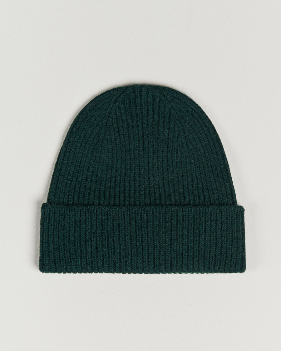 Herren | Mützen | Colorful Standard | Merino Wool Beanie Emerald Green