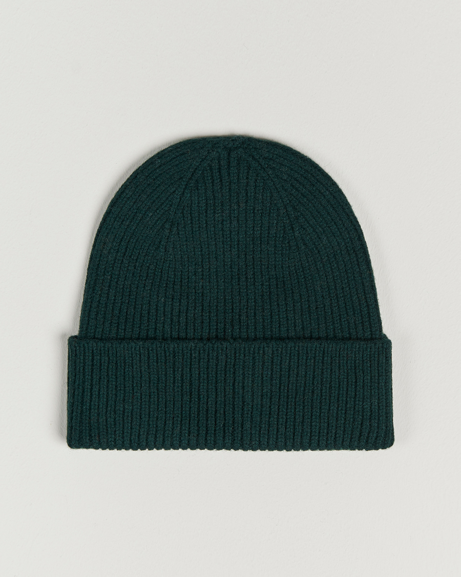 Herren | Mützen | Colorful Standard | Merino Wool Beanie Emerald Green