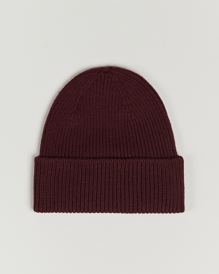 Herren | Mützen | Colorful Standard | Merino Wool Beanie Oxblood Red