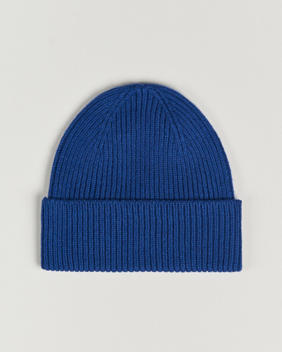 Herren | Colorful Standard Merino Wool Beanie Royal Blue | Colorful Standard | Merino Wool Beanie Royal Blue