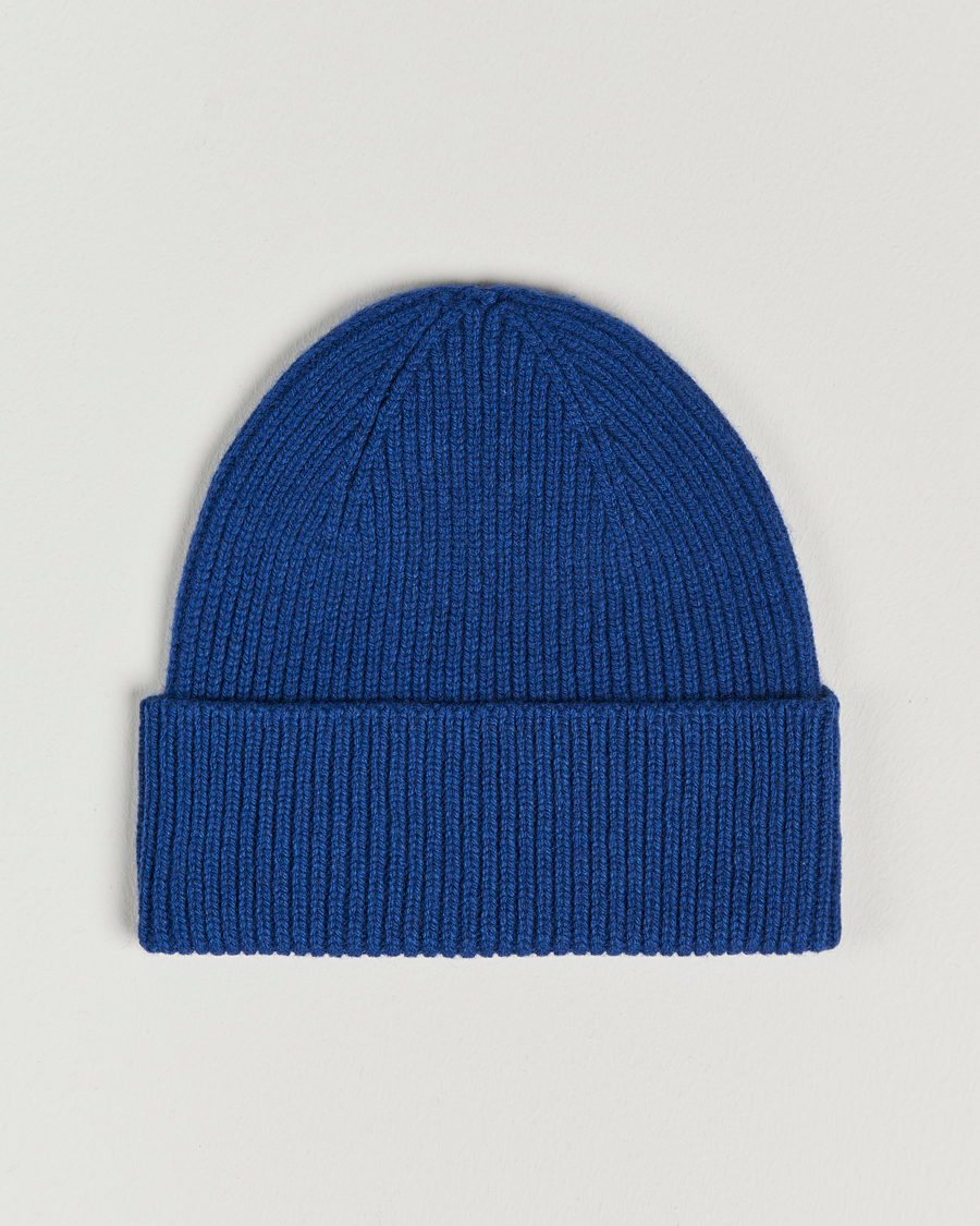 Herren | Colorful Standard Merino Wool Beanie Royal Blue | Colorful Standard | Merino Wool Beanie Royal Blue