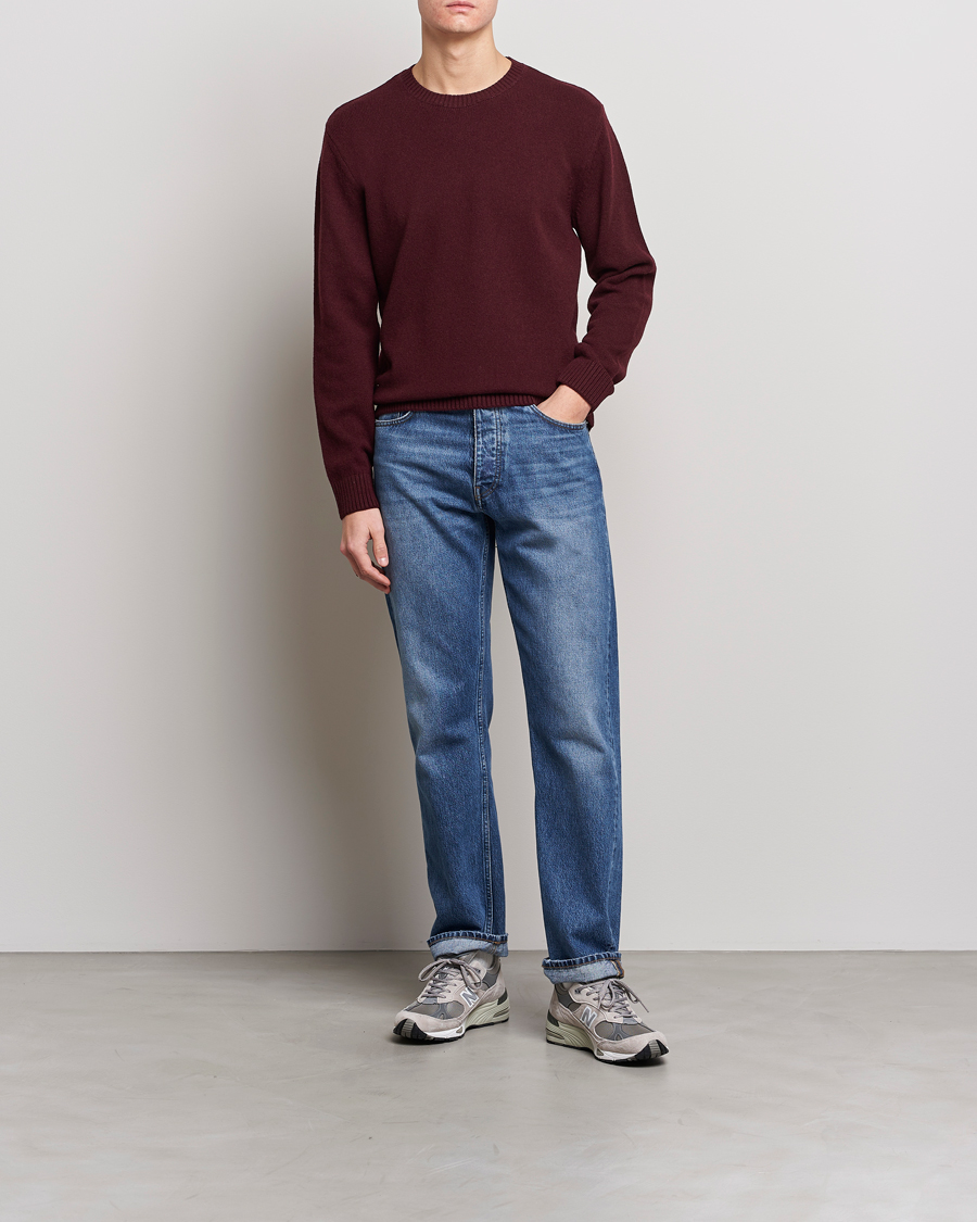 Herren | Pullover | Colorful Standard | Classic Merino Wool Crew Neck Oxblood Red