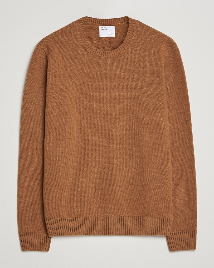 Herren | Pullover | Colorful Standard | Classic Merino Wool Crew Neck Sahara Camel
