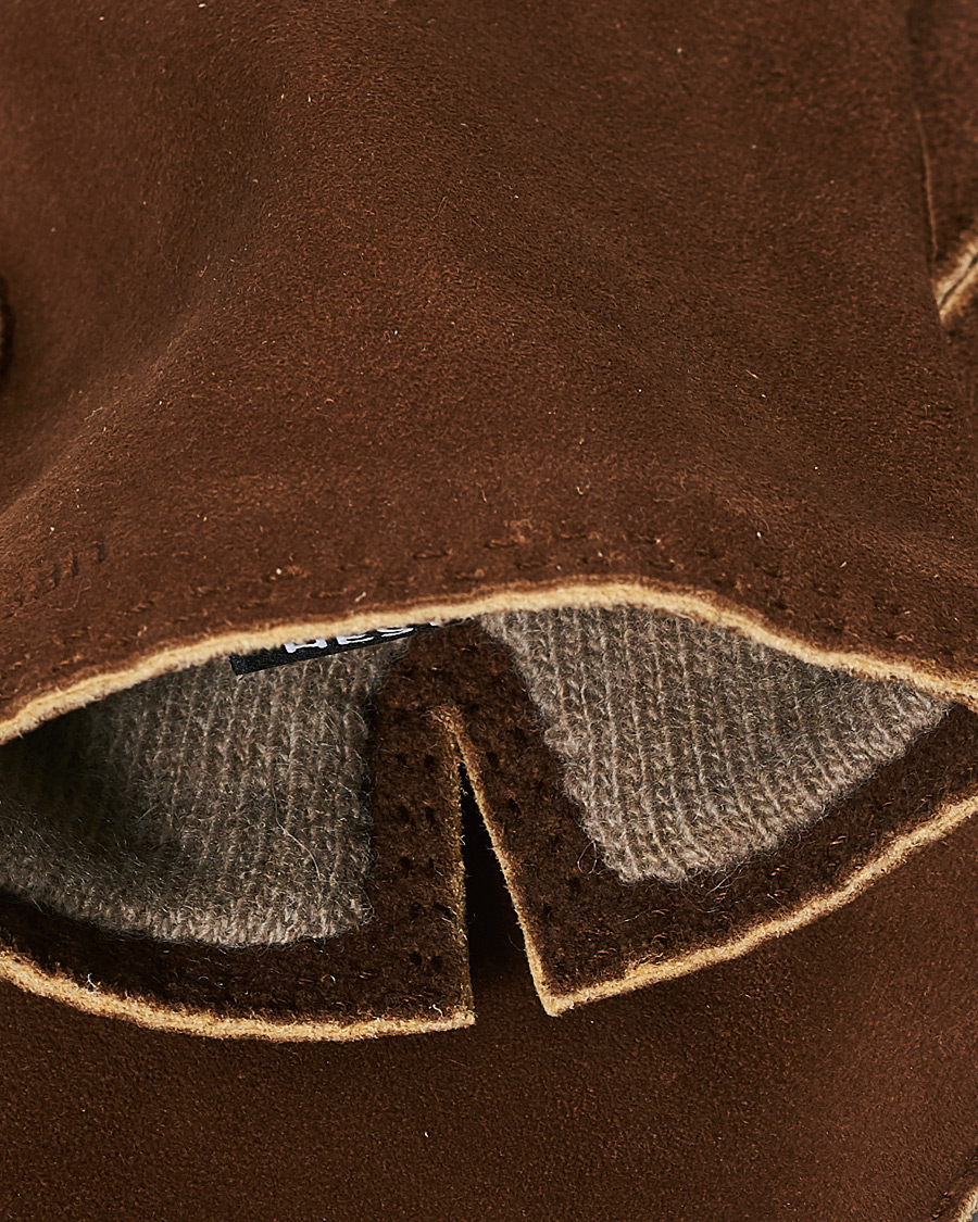Herren | Hestra Philippe Chamoise Wool Lined Glove Brown | Hestra | Philippe Chamoise Wool Lined Glove Brown