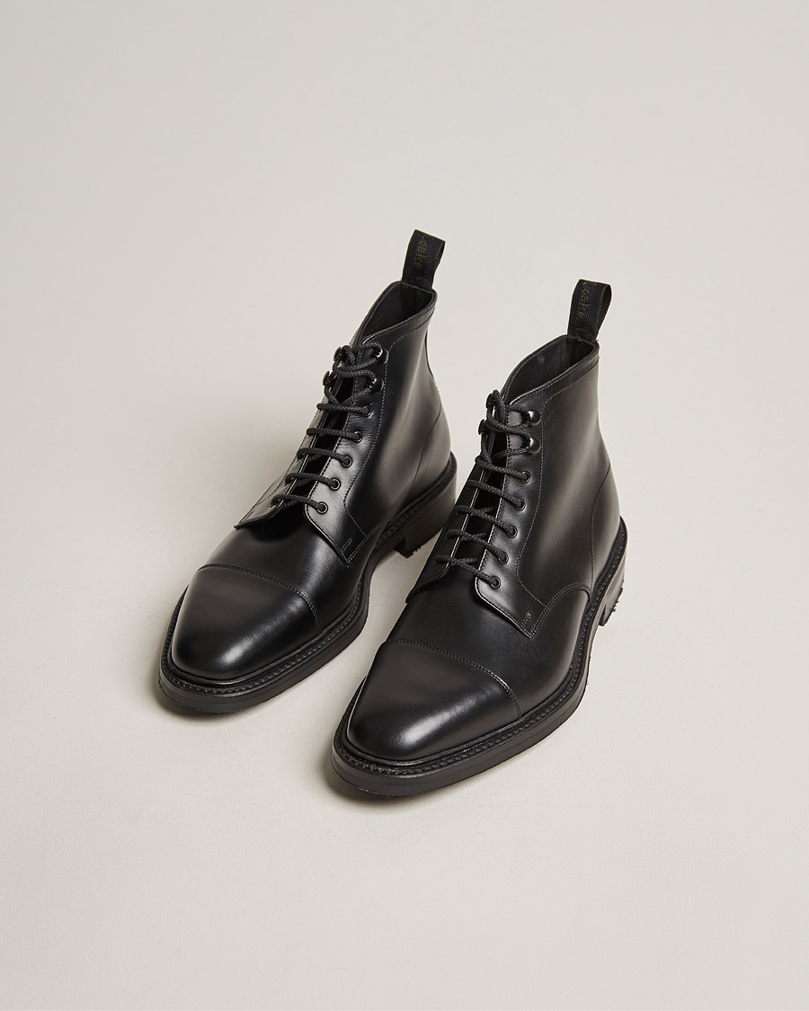 Herren | Loake 1880 Roehampton Boot Black Calf | Loake 1880 | Roehampton Boot Black Calf