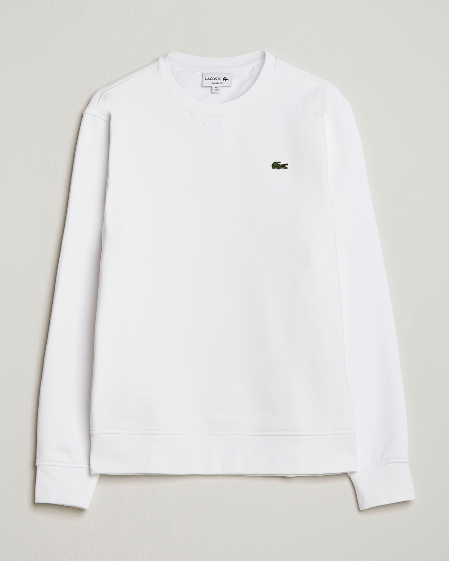 Herren | Pullover | Lacoste | Crew Neck Sweatshirt White