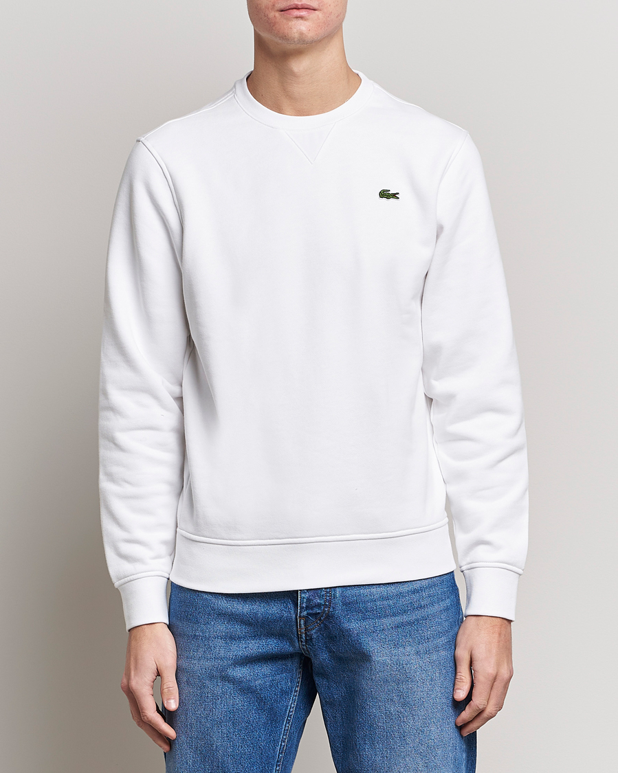 Herren | Pullover | Lacoste | Crew Neck Sweatshirt White