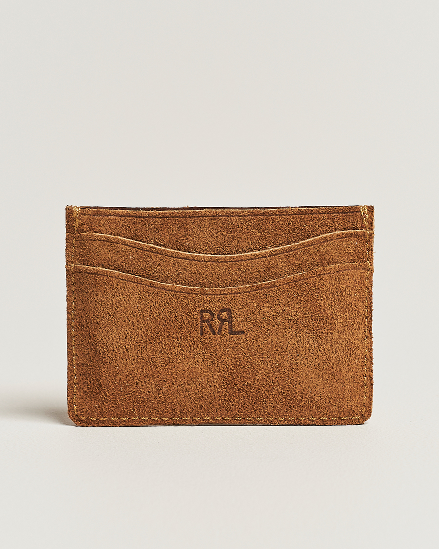 Herren | RRL Rough Out Cardholder Wallet Brown | RRL | Rough Out Cardholder Wallet Brown