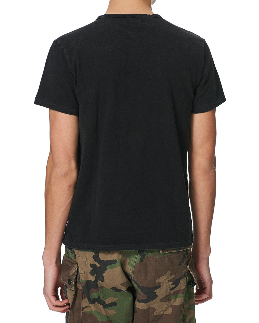 Herren | T-Shirts | RRL | Washed Pocket Tee Black Indigo
