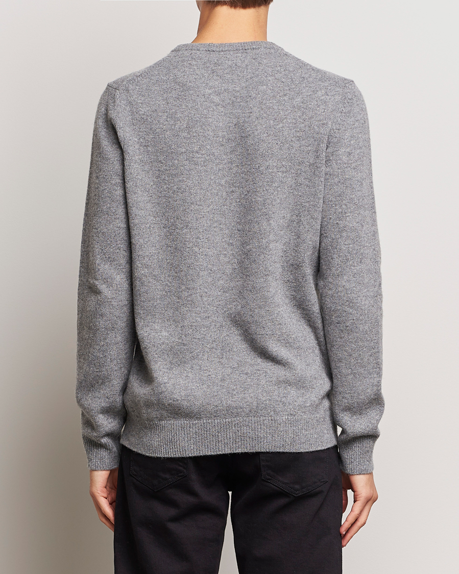 Herren | Pullover | Lyle & Scott | Lambswool Crew Neck Pullover Mid Grey Melange