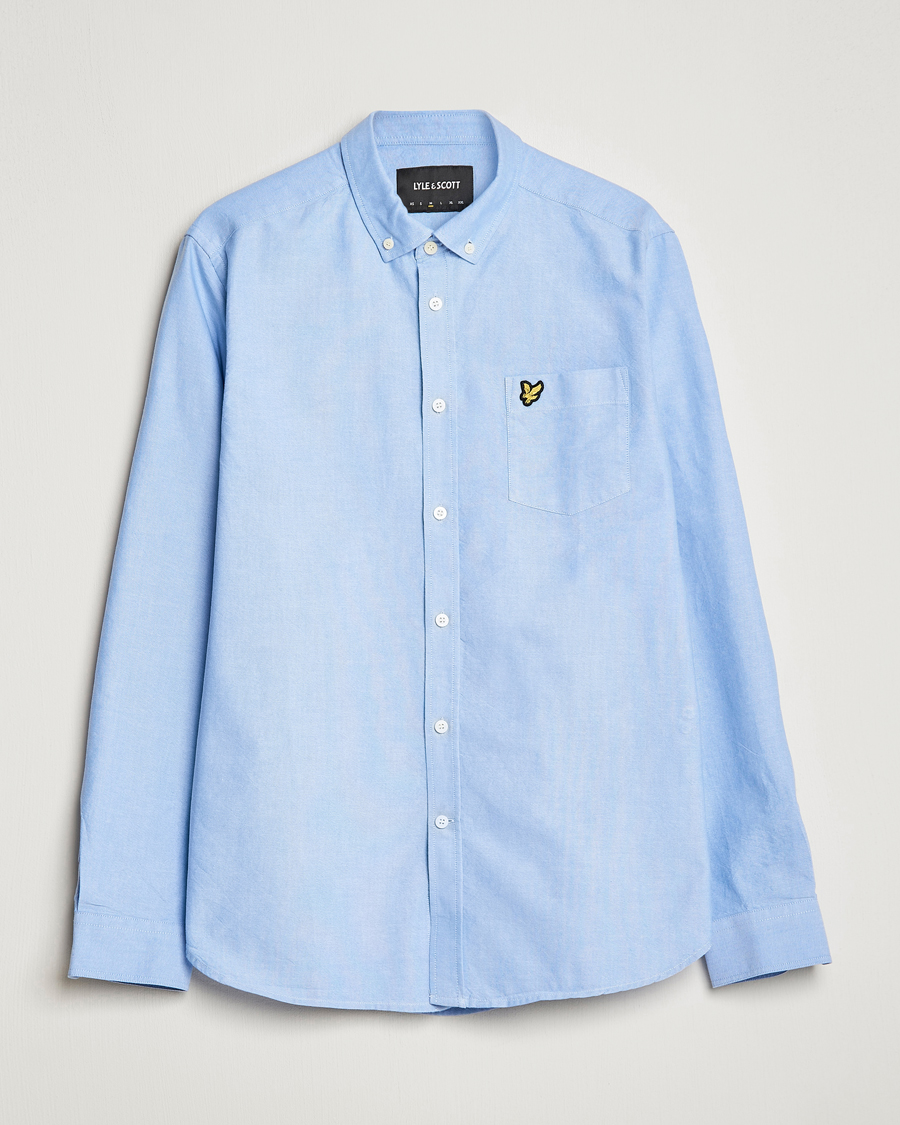 Herren | Hemden | Lyle & Scott | Lightweight Oxford Shirt Riviera Blue