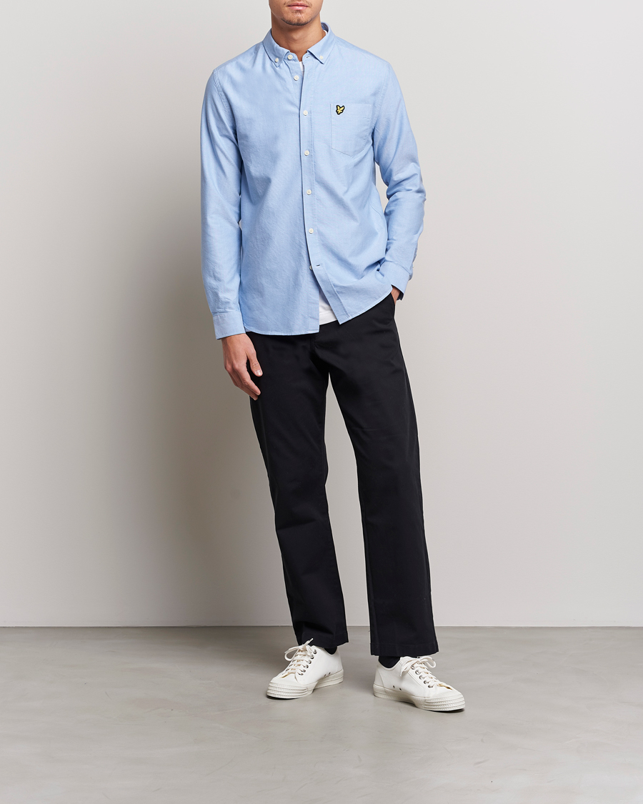 Herren | Hemden | Lyle & Scott | Lightweight Oxford Shirt Riviera Blue