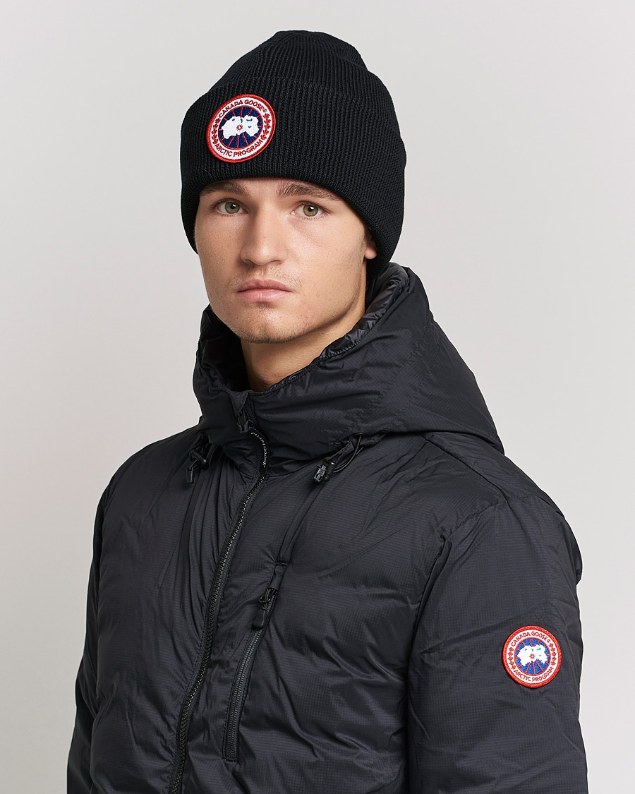 Herren | Canada Goose Arctic Disc Toque Black | Canada Goose | Arctic Disc Toque Black