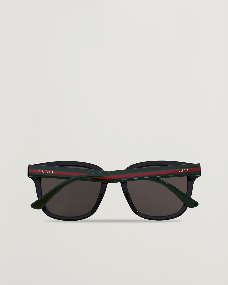 Herren | Gucci GG0847SK Sunglasses Black/Green | Gucci | GG0847SK Sunglasses Black/Green