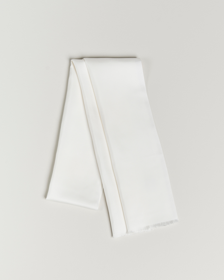 Herren | Tücher | Amanda Christensen | Ceremony Self Fringes Scarf White