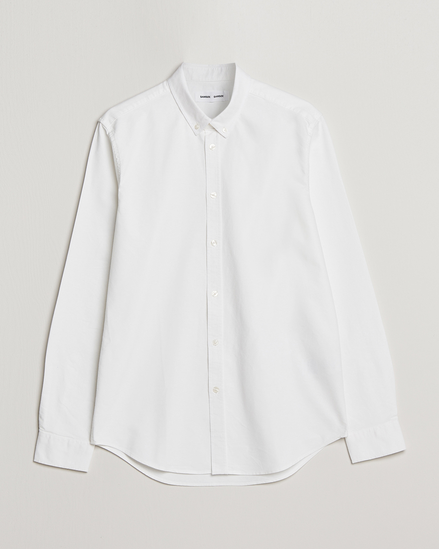Herren | Hemden | Samsøe Samsøe | Liam Button Down Shirt White