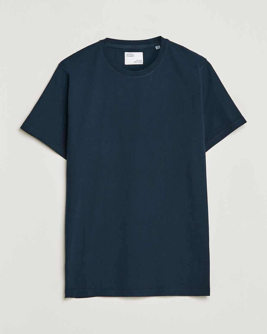 Herren | T-Shirts | Colorful Standard | Classic Organic T-Shirt Navy Blue