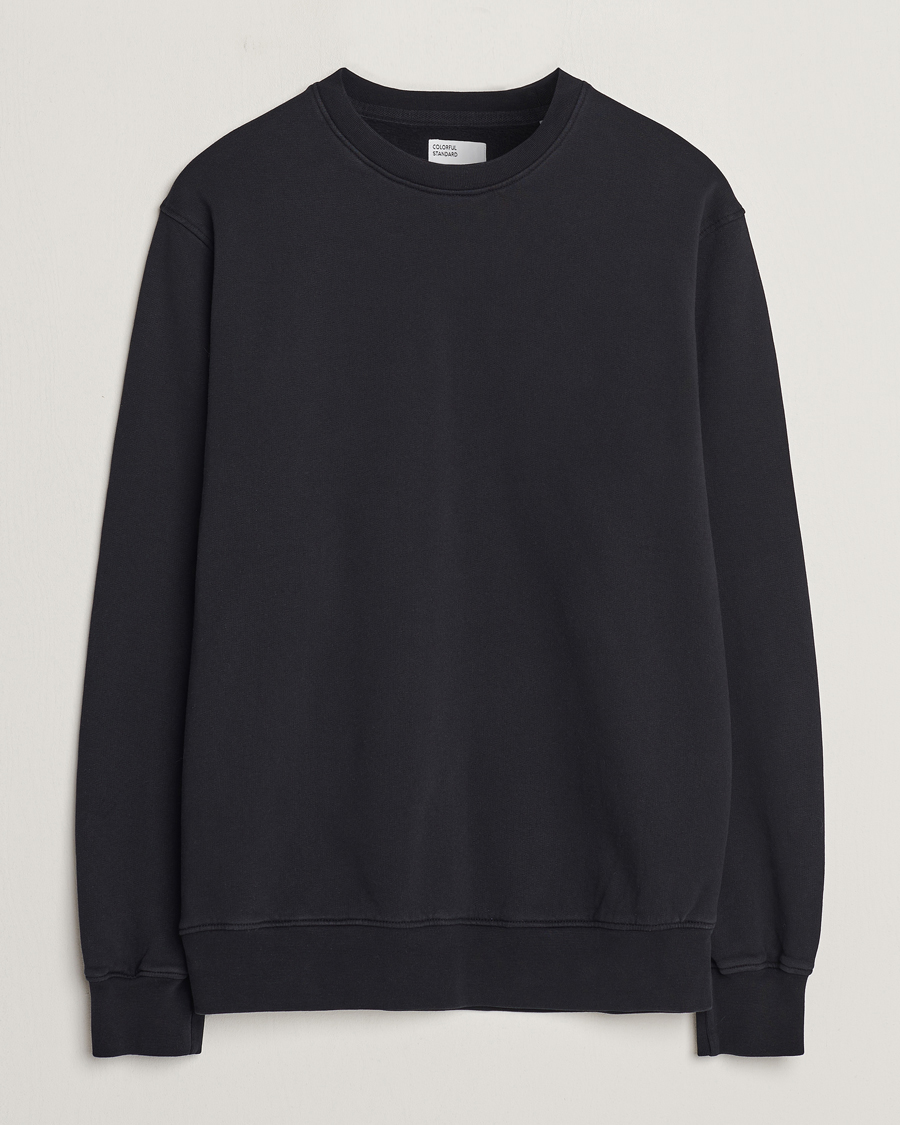 Herren | Pullover | Colorful Standard | Classic Organic Crew Neck Sweat Deep Black
