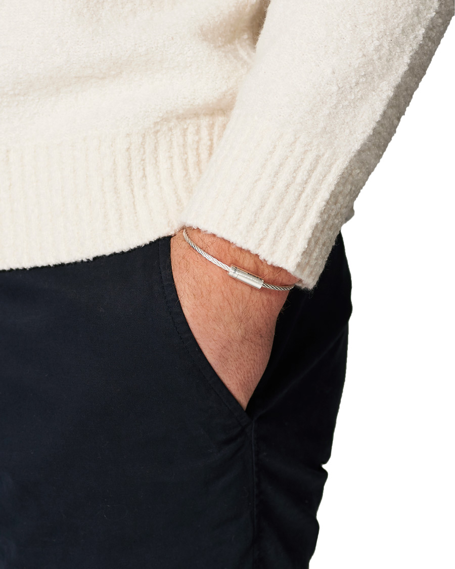 Herren | LE GRAMME Cable Bracelet Brushed Sterling Silver 9g | LE GRAMME | Cable Bracelet Brushed Sterling Silver 9g