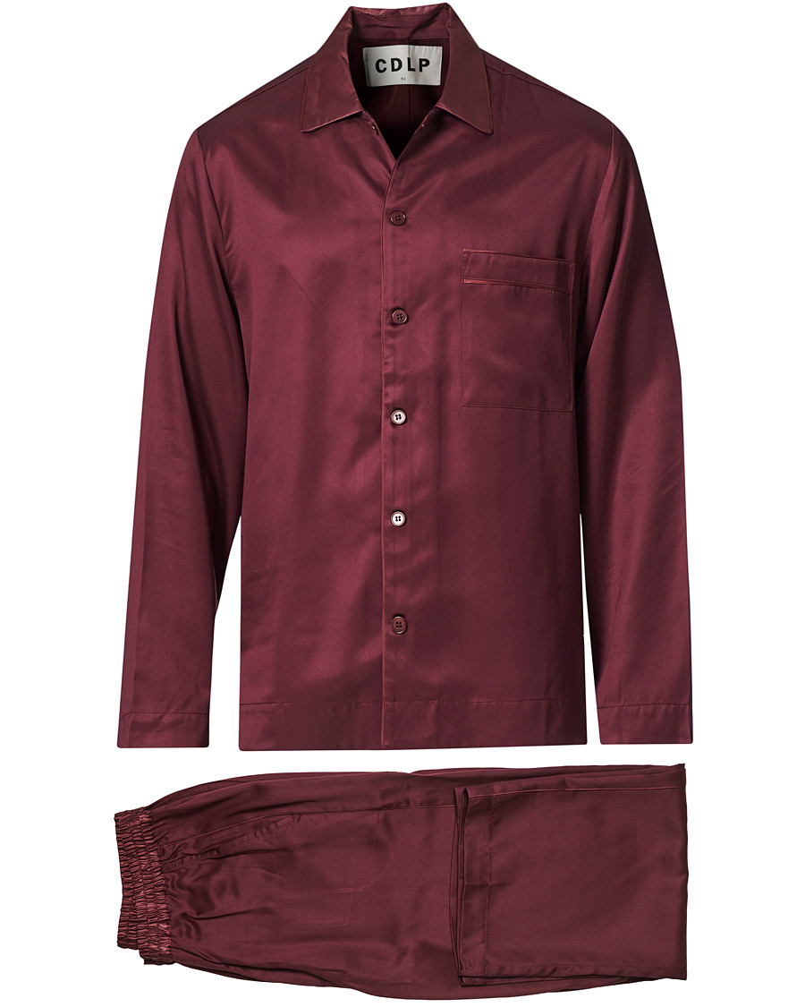 Herren | Schlafanzüge & Bademäntel | CDLP | Home Suit Long Sleeve Burgundy