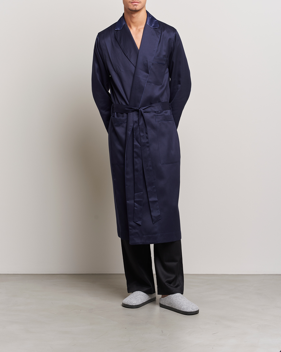 Herren | Schlafanzüge & Bademäntel | CDLP | Home Robe Navy Blue