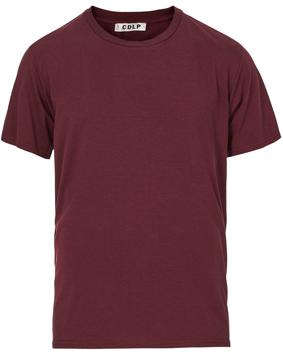 Herren | T-Shirts | CDLP | Round Neck Tee Burgundy