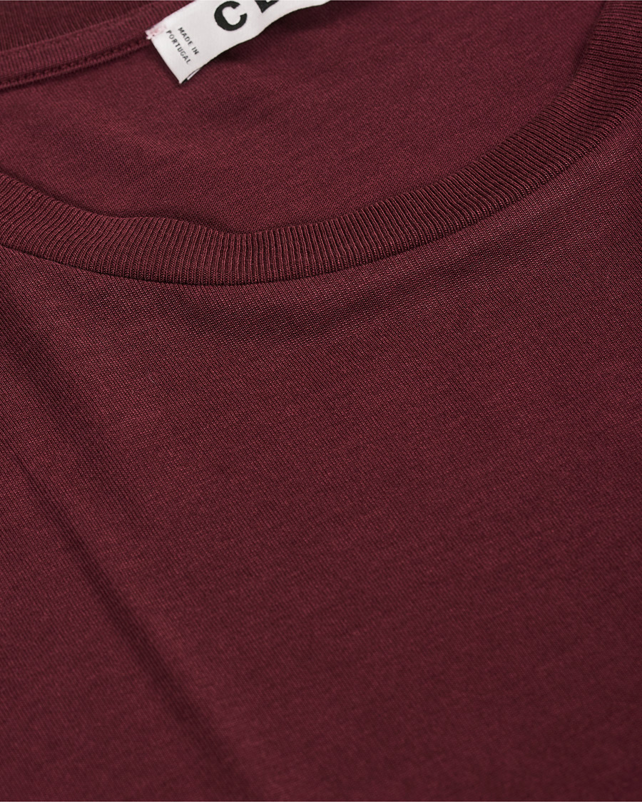 Herren | T-Shirts | CDLP | Round Neck Tee Burgundy