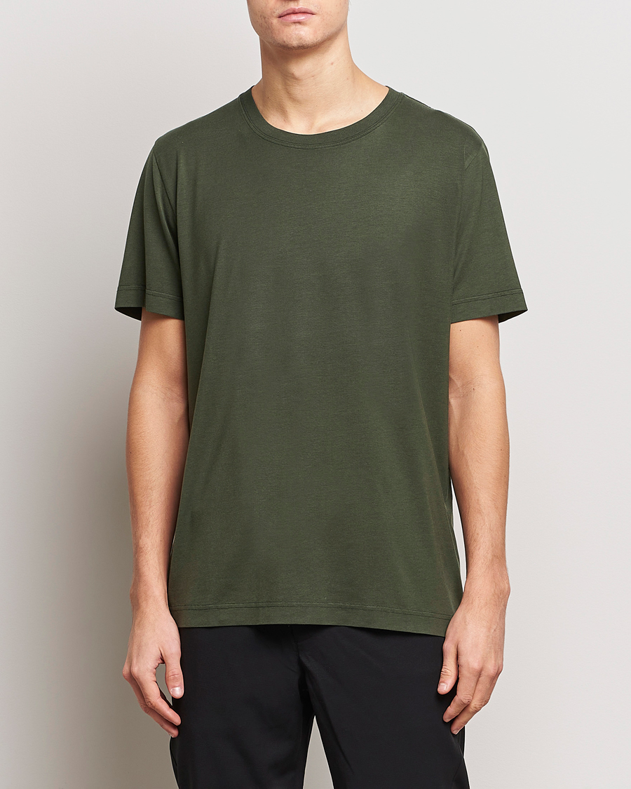 Herren | Kurzarm T-Shirt | CDLP | Round Neck Tee Army Green