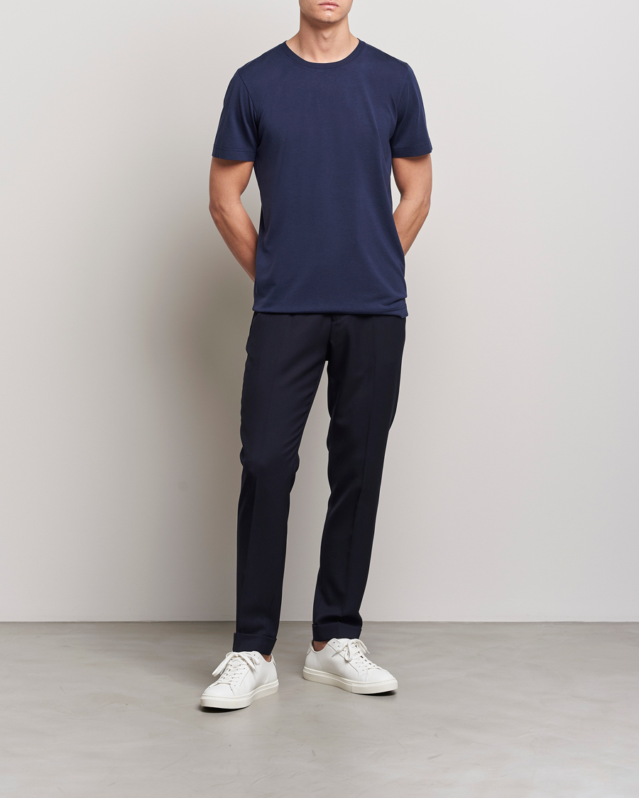 Herren | T-Shirts | CDLP | Round Neck Tee Navy Blue