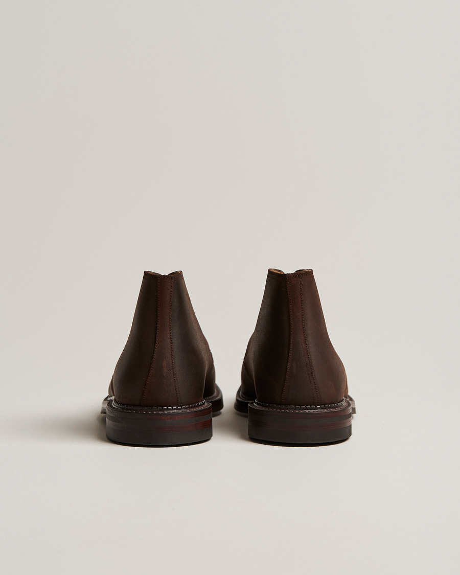 Herren | Boots | Crockett & Jones | Molton Chukka Dk Brown Rough-Out Suede