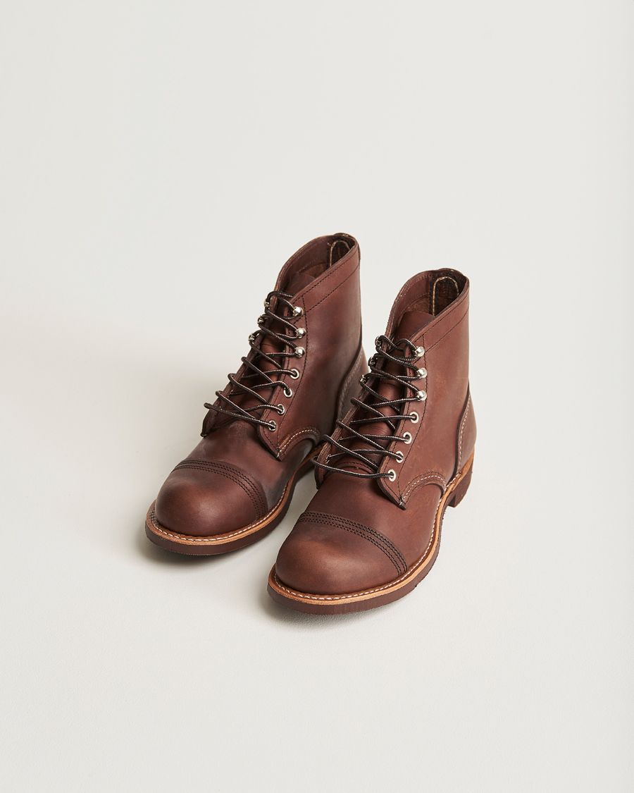 Herren | Handgefertigte Schuhe | Red Wing Shoes | Iron Ranger Boot Amber Harness