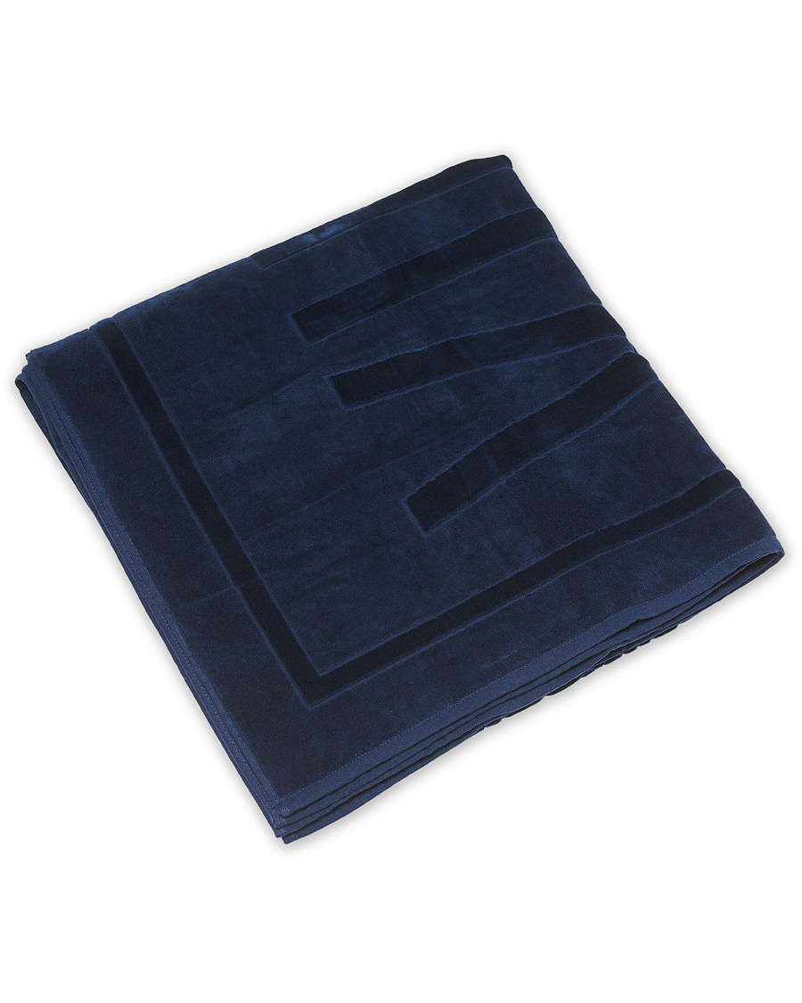 Herren | Vilebrequin Terry Cloth Beach Towel Bleu Marine | Vilebrequin | Terry Cloth Beach Towel Bleu Marine