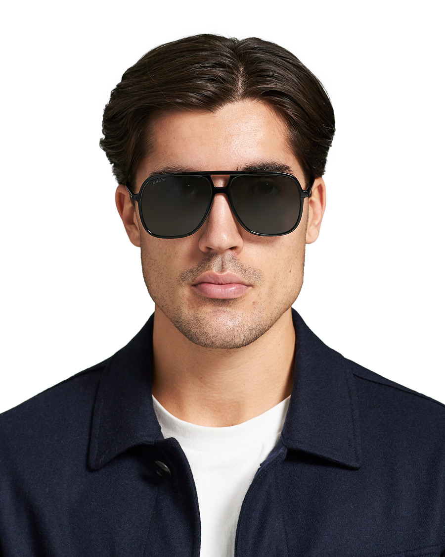 Herren | GUCCI GG0545S Sunglasses Black/Grey | Gucci | GG0545S Sunglasses Black/Grey