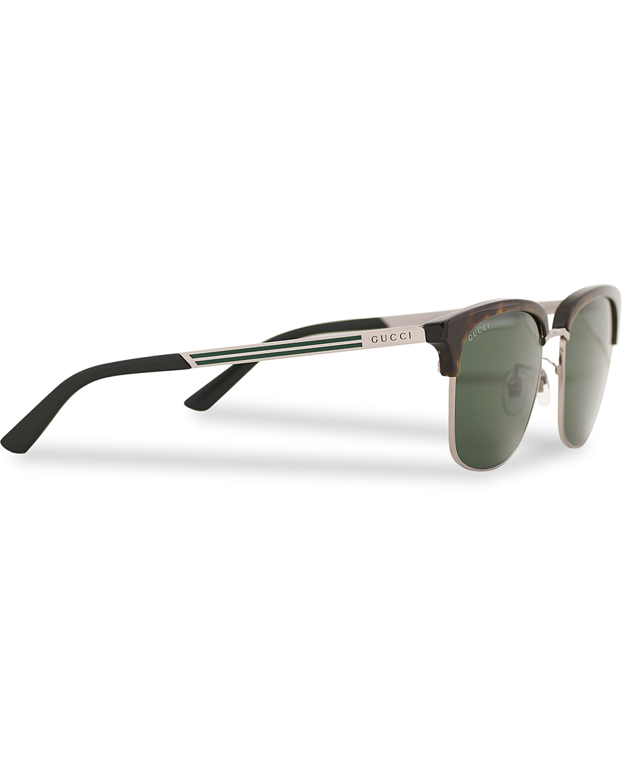 Herren | GUCCI GG0697S Sunglasses Havana/Green | Gucci | GG0697S Sunglasses Havana/Green