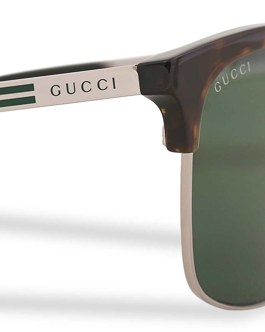 Herren | GUCCI GG0697S Sunglasses Havana/Green | Gucci | GG0697S Sunglasses Havana/Green