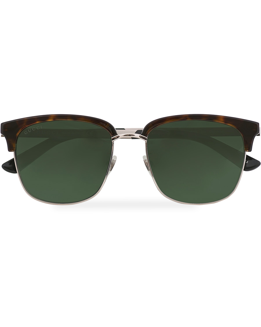 Herren | GUCCI GG0697S Sunglasses Havana/Green | Gucci | GG0697S Sunglasses Havana/Green
