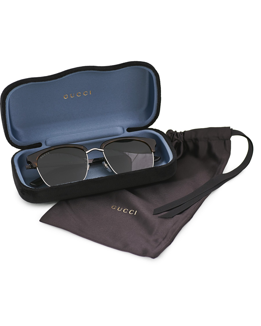 Herren | GUCCI GG0697S Sunglasses Havana/Green | Gucci | GG0697S Sunglasses Havana/Green