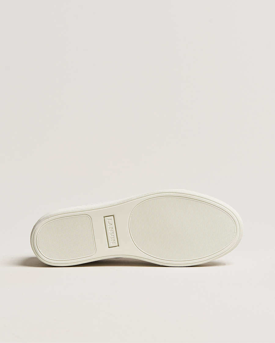 Herren | Lanvin Patent Cap Toe Sneaker White | Lanvin | Patent Cap Toe Sneaker White
