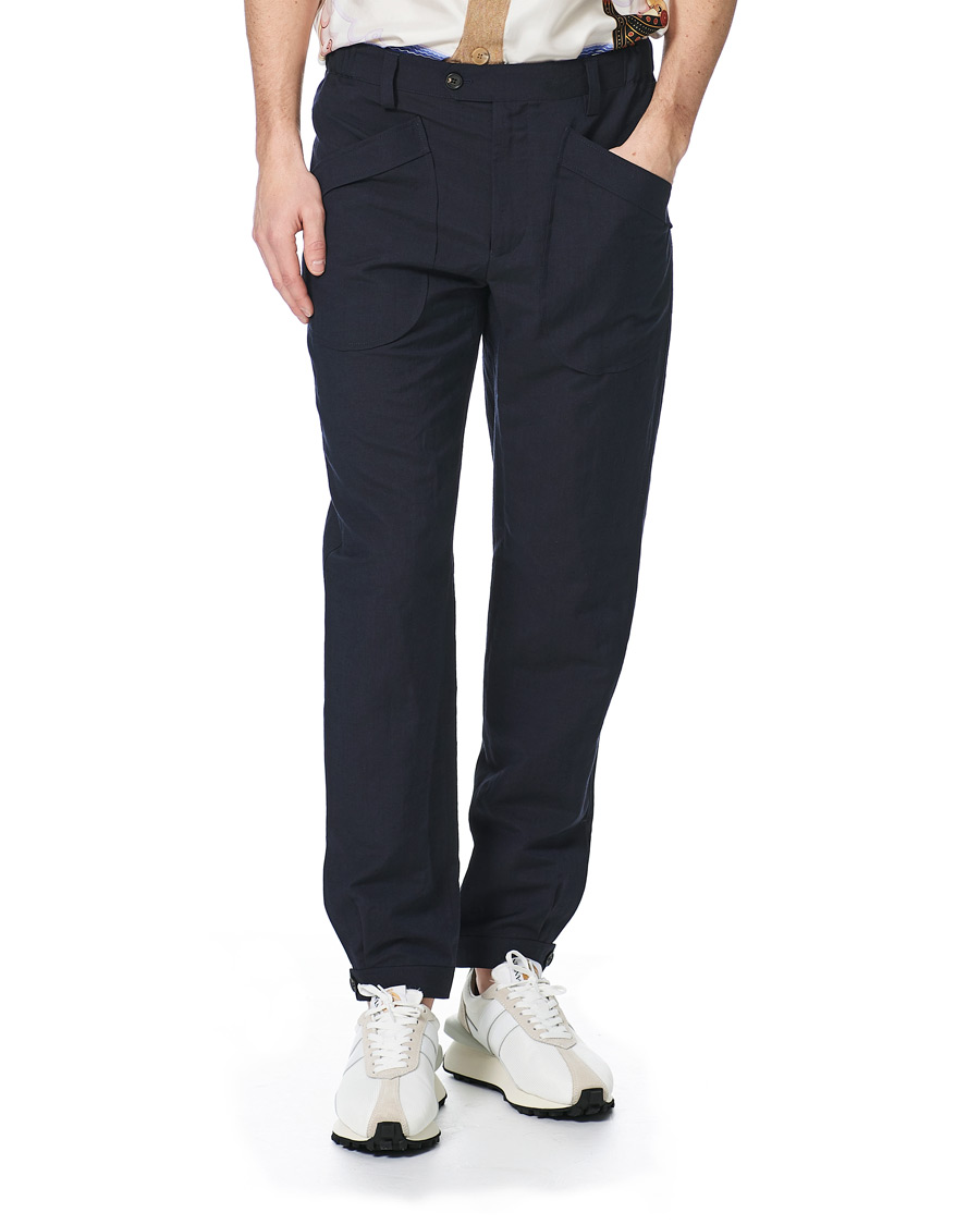 Herren | Hosen | Lanvin | Slim Fit Trousers Navy
