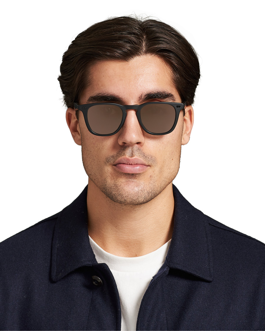 Herren | Garrett Leight Hampton X Sunglasses Matte Black | Garrett Leight | Hampton X Sunglasses Matte Black