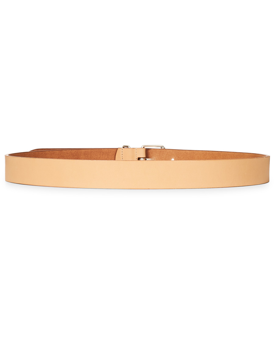 Herren | Anderson's Classic Casual 3 cm Leather Belt Natural | Anderson's | Classic Casual 3 cm Leather Belt Natural