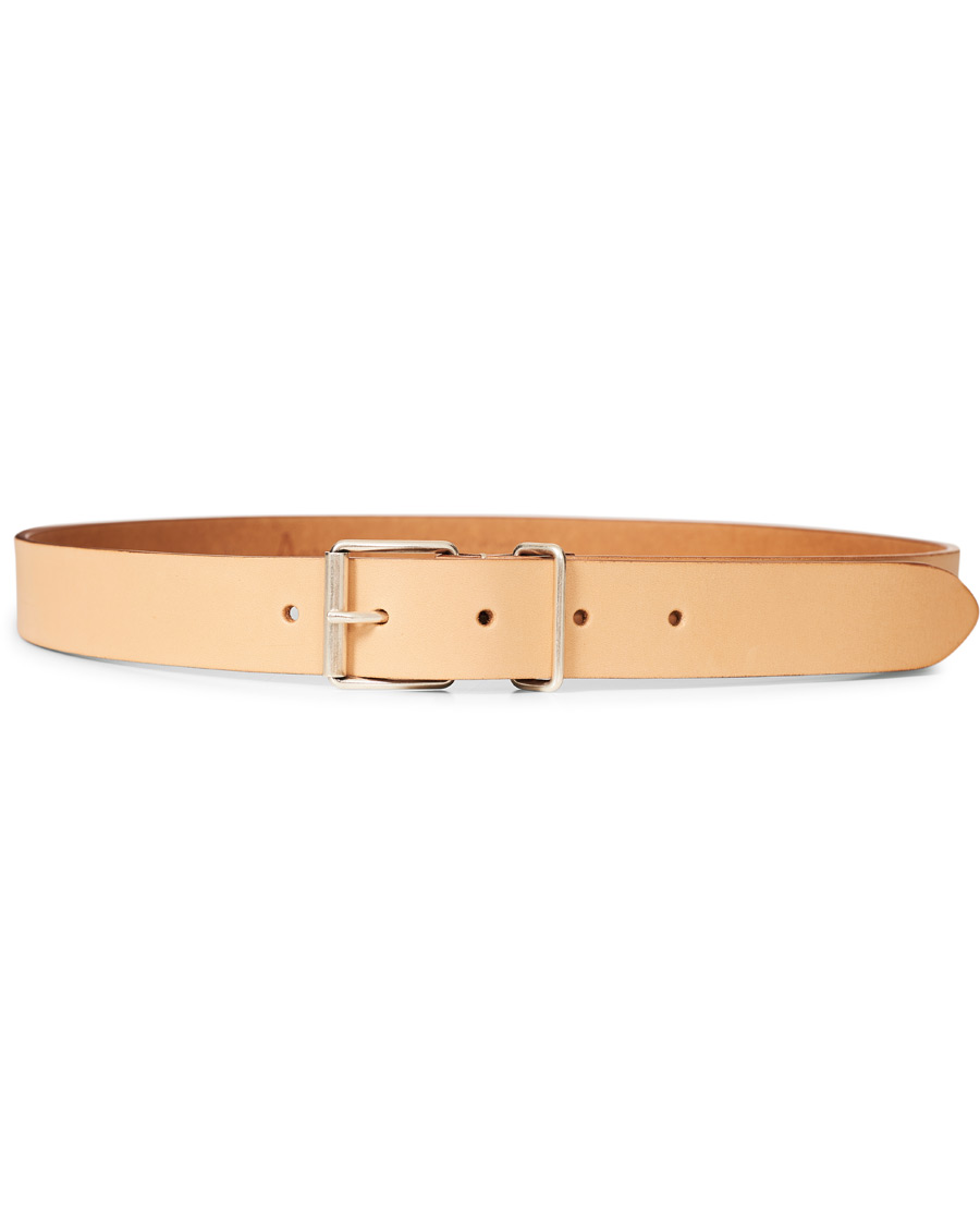 Herren | Anderson's Classic Casual 3 cm Leather Belt Natural | Anderson's | Classic Casual 3 cm Leather Belt Natural