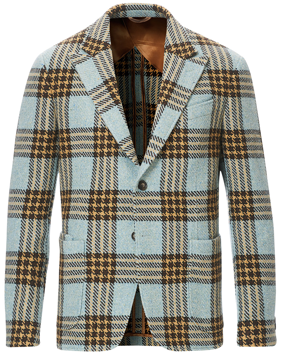Herren | Sakkos | GANT | Luke Edward Hall Check Blazer Hamptons Blue